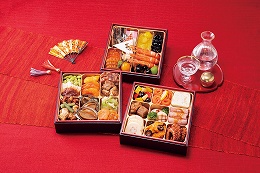 ホテルオークラ　和洋中おせち三段重